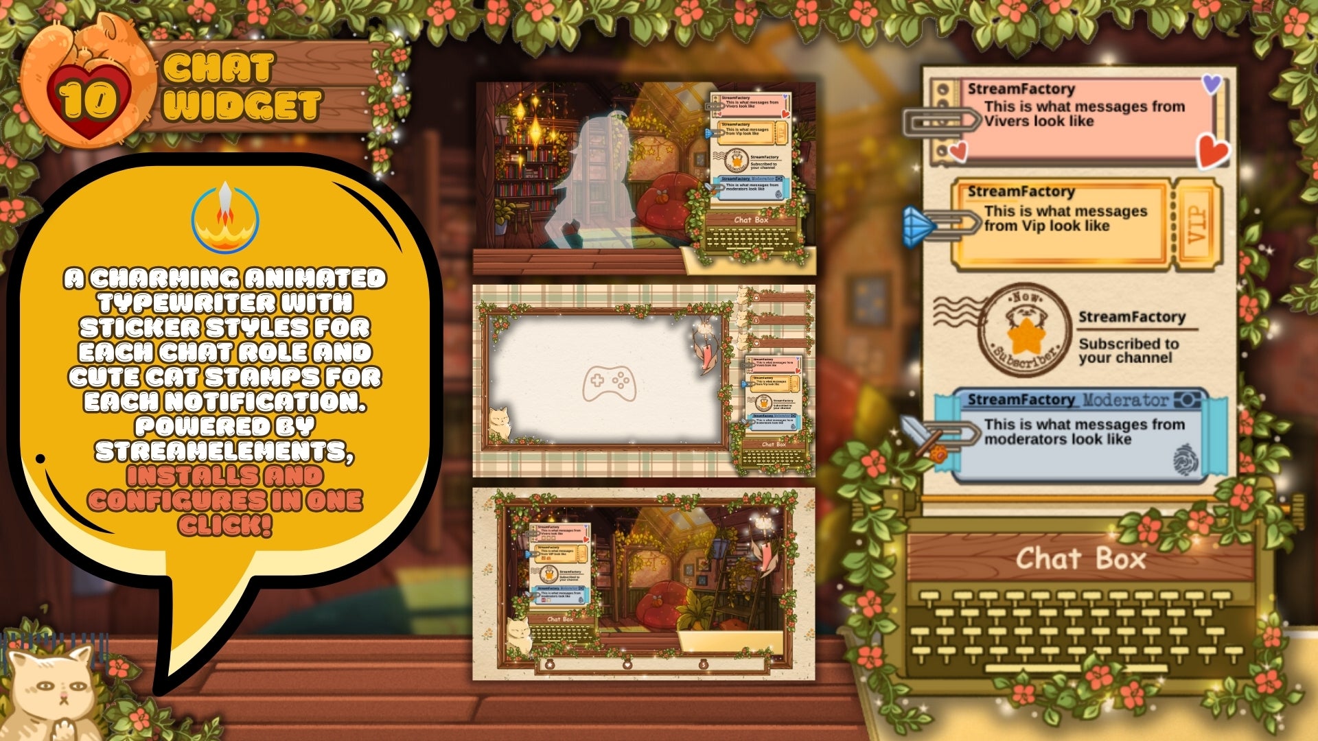 Ultimate Stream Overlay MASTERPACK - Cute Cats: All-In-One Stream Kit