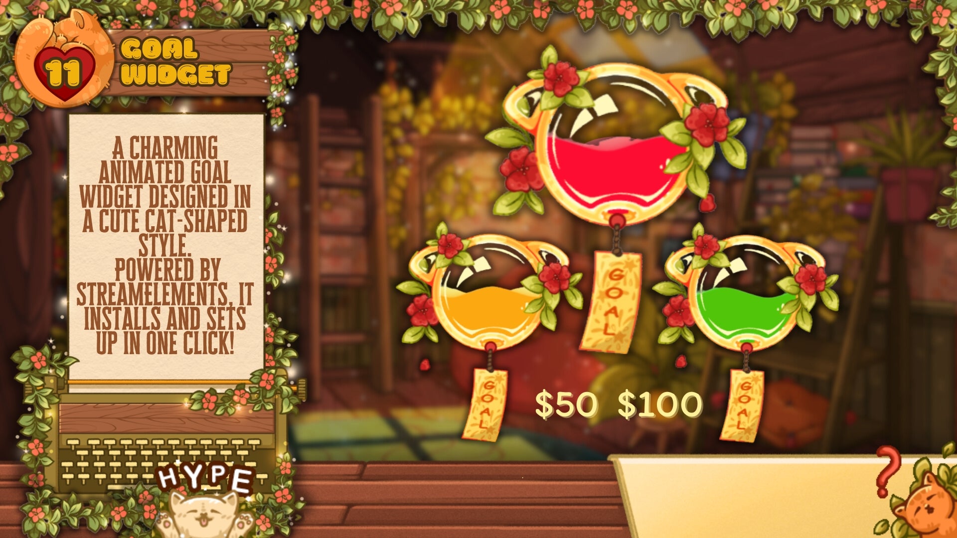 Ultimate Stream Overlay MASTERPACK - Cute Cats: All-In-One Stream Kit