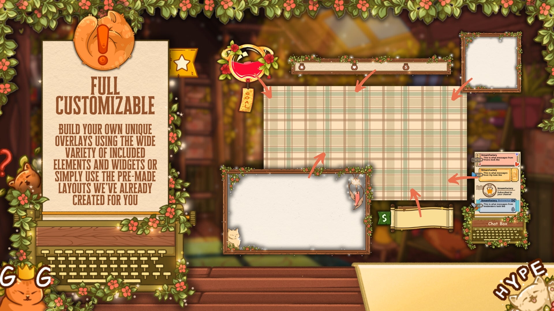 Ultimate Stream Overlay MASTERPACK - Cute Cats: All-In-One Stream Kit