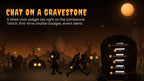 Interactive Halloween Stream Overlay — Zombies React to Chat, Curse Wheel, 4 Screens & Webcam Frame