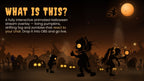 Interactive Halloween Overlay — VTuber background mode with chat gravestone