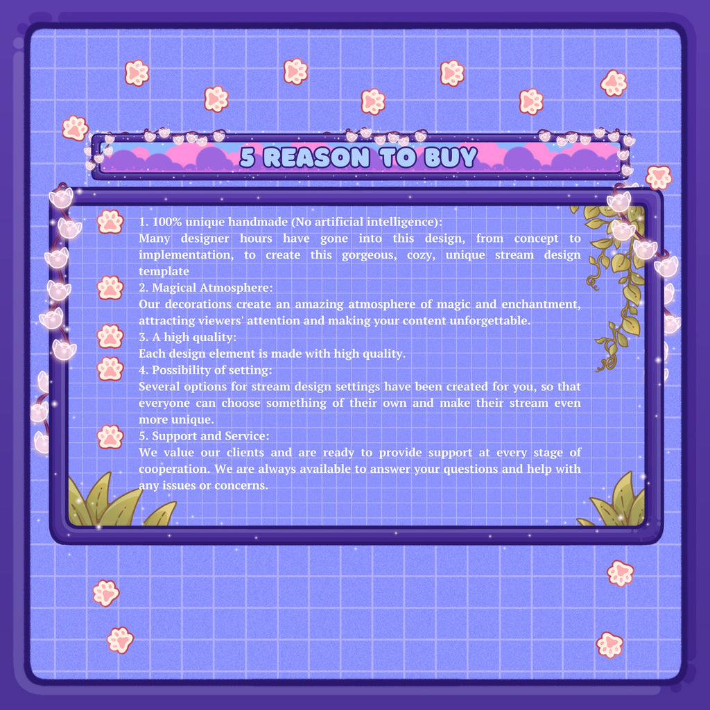 Animated Stream Transition – Cozy Purple Clouds