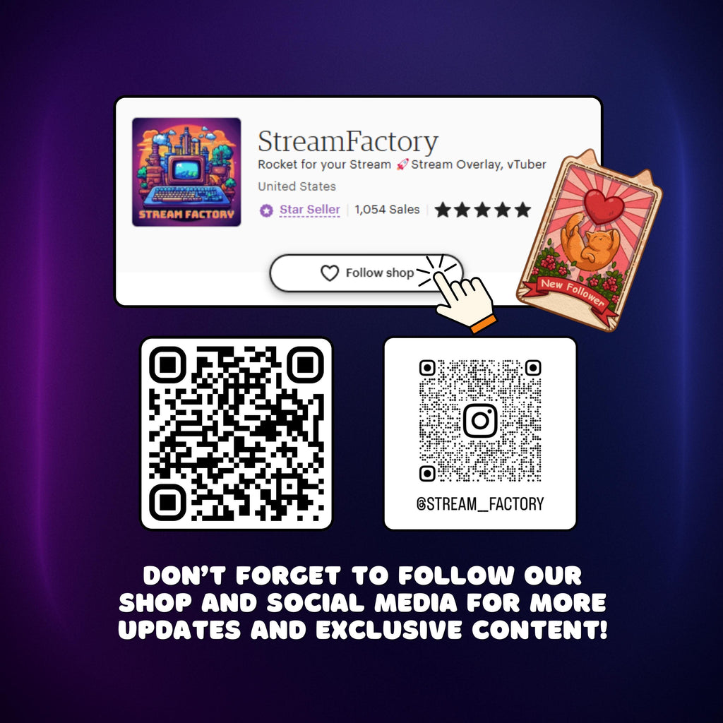 Animated Stream Decoration & Widget: Floating Animated Overlay