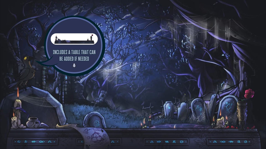 Animated background - Gothic Cemetery | For VTubers & Streamers