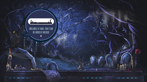 Animated background - Gothic Cemetery | For VTubers & Streamers