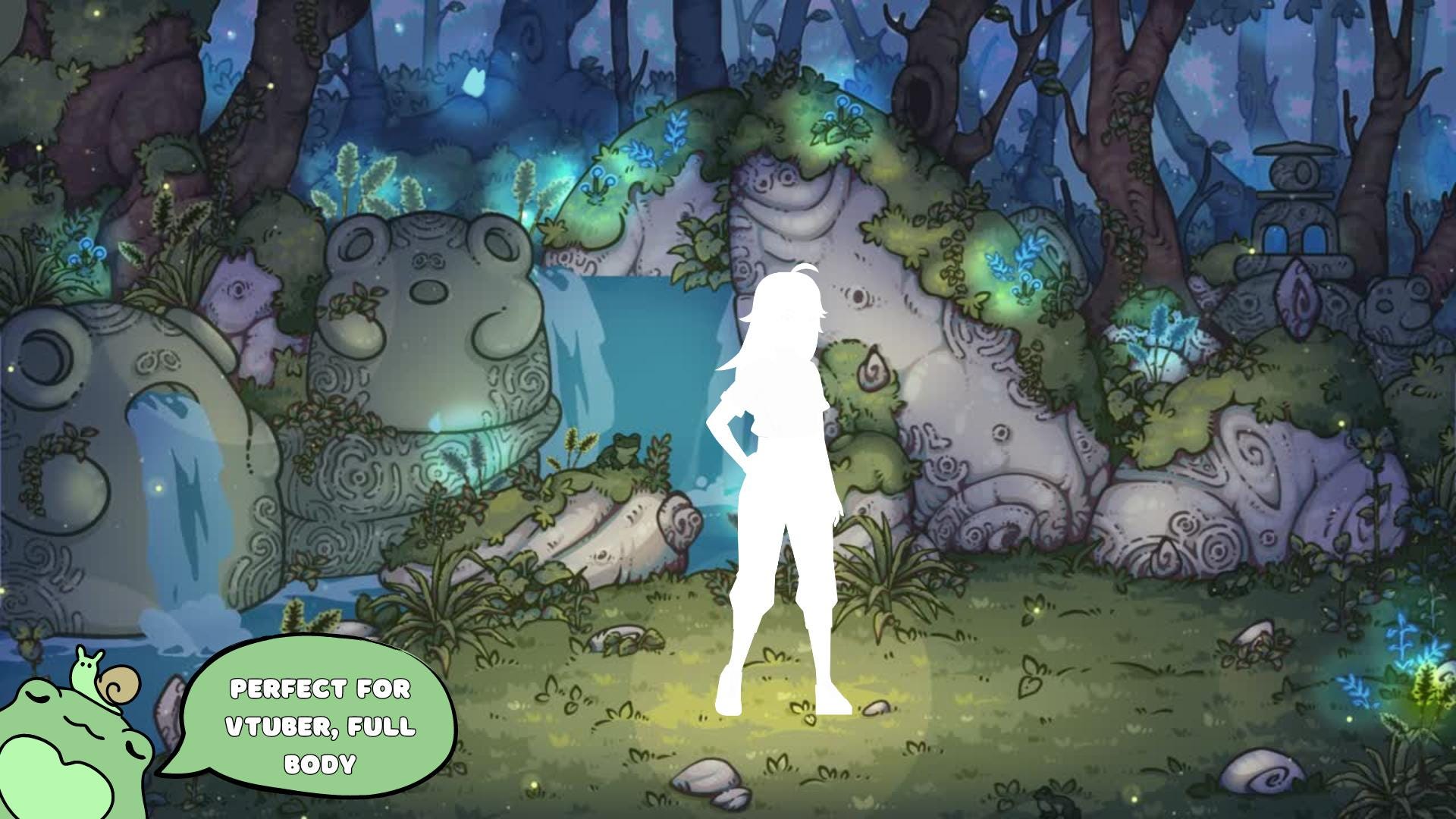 Animated background - Enchanted Forest | For VTubers & Streamers