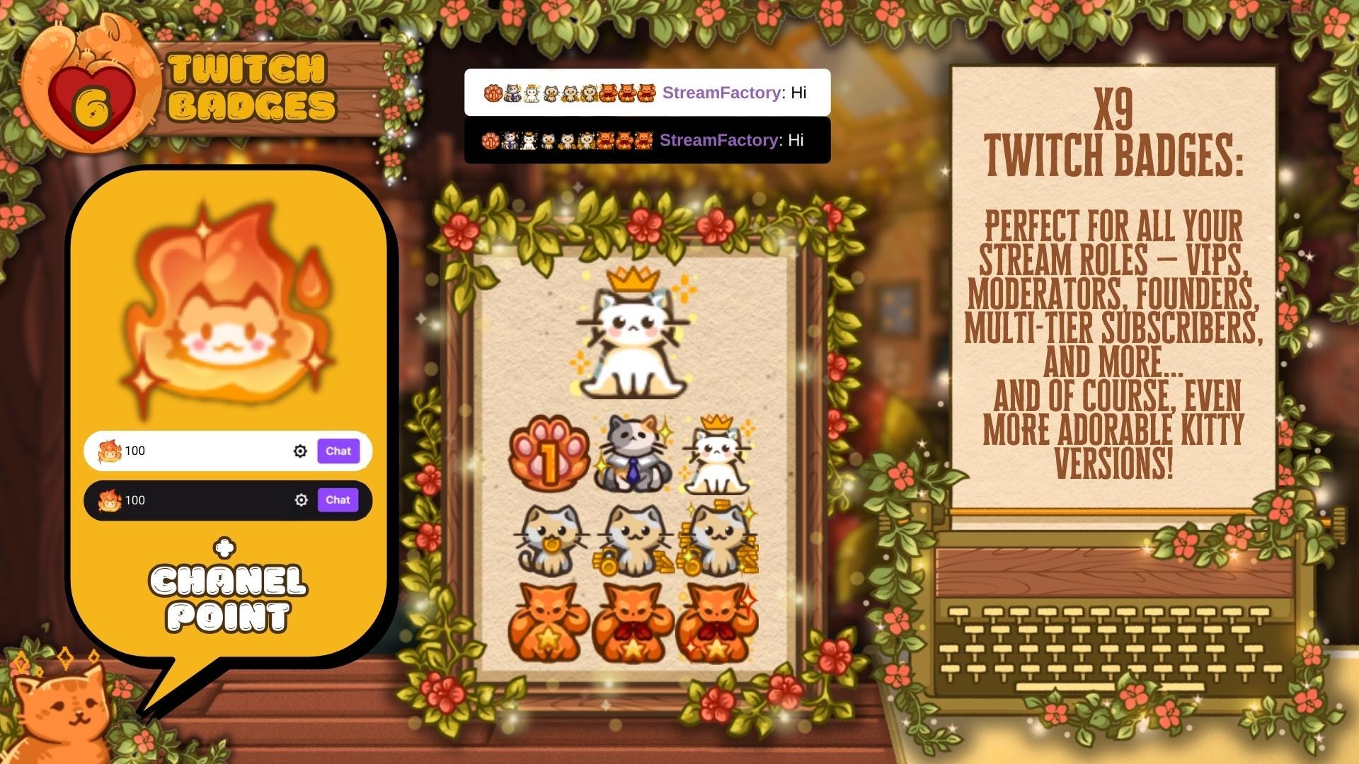 Ultimate Stream Overlay MASTERPACK - Cute Cats: All-In-One Stream Kit