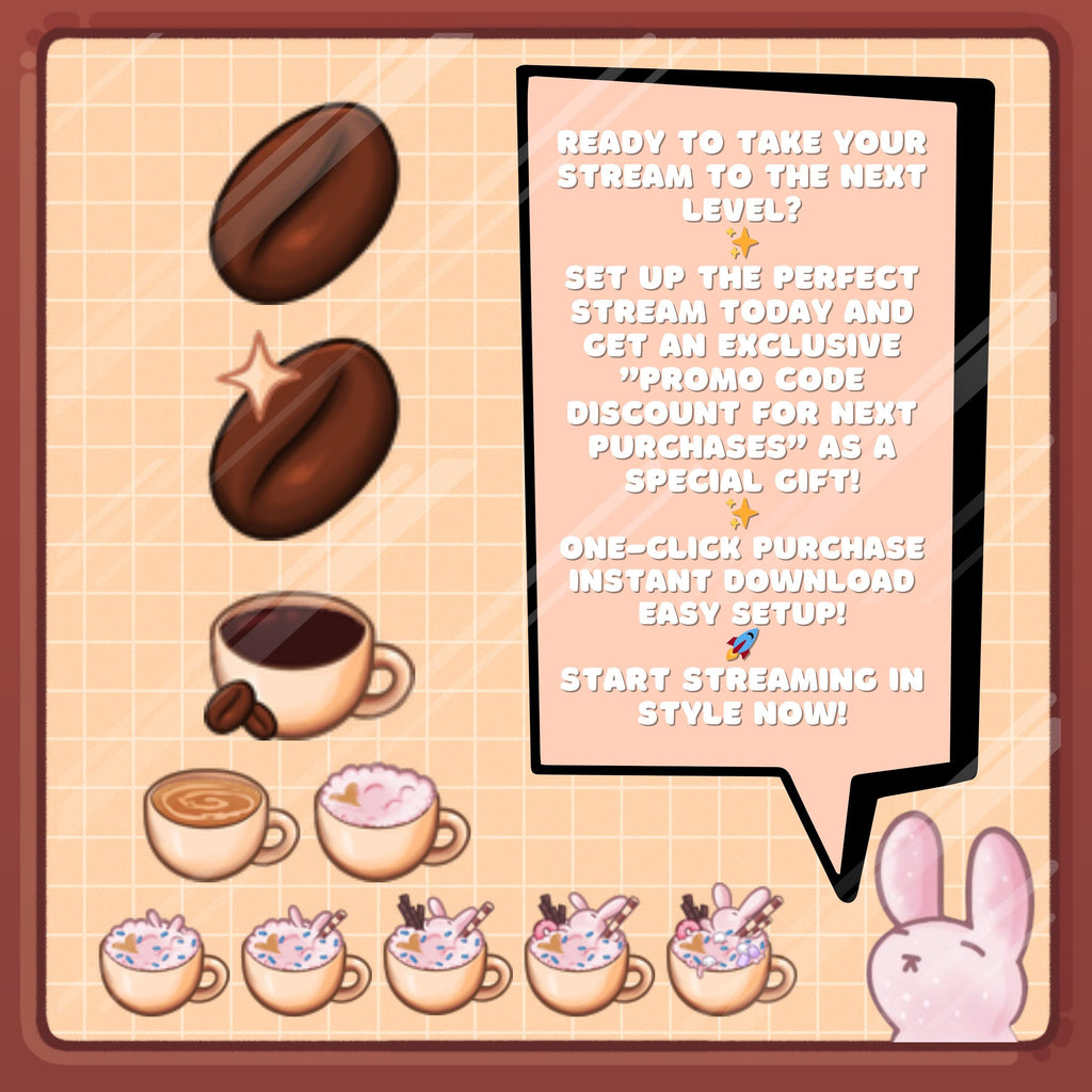 Twitch Badges: Coffee Theme