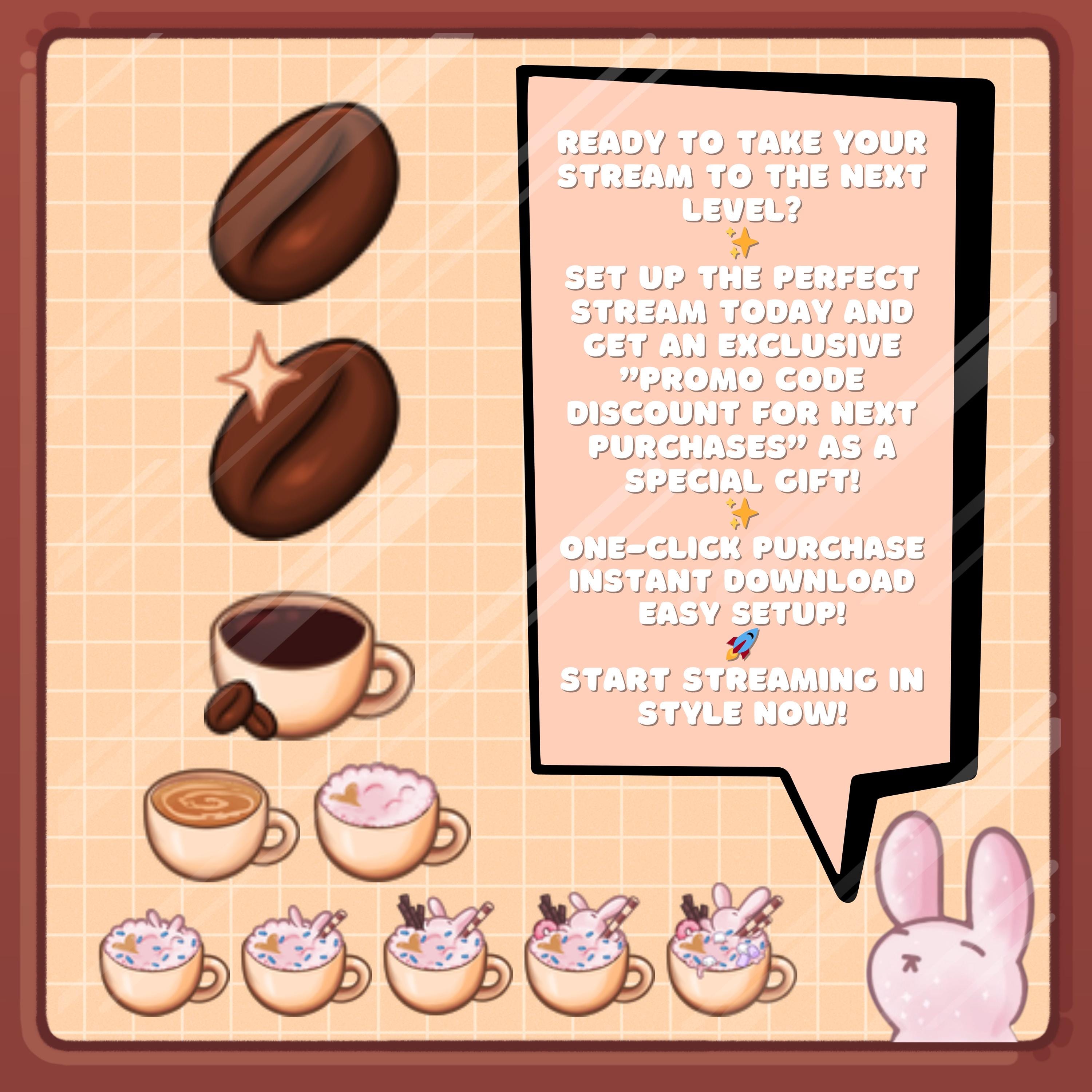 Twitch Badges: Coffee Theme