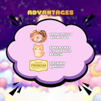 Animated Stream Alerts Pack in Cozy Galaxy Theme