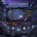 Dark Gothic Cemetery Animated Stream Overlay Pack | Twitch & VTuber | OBS Overlay