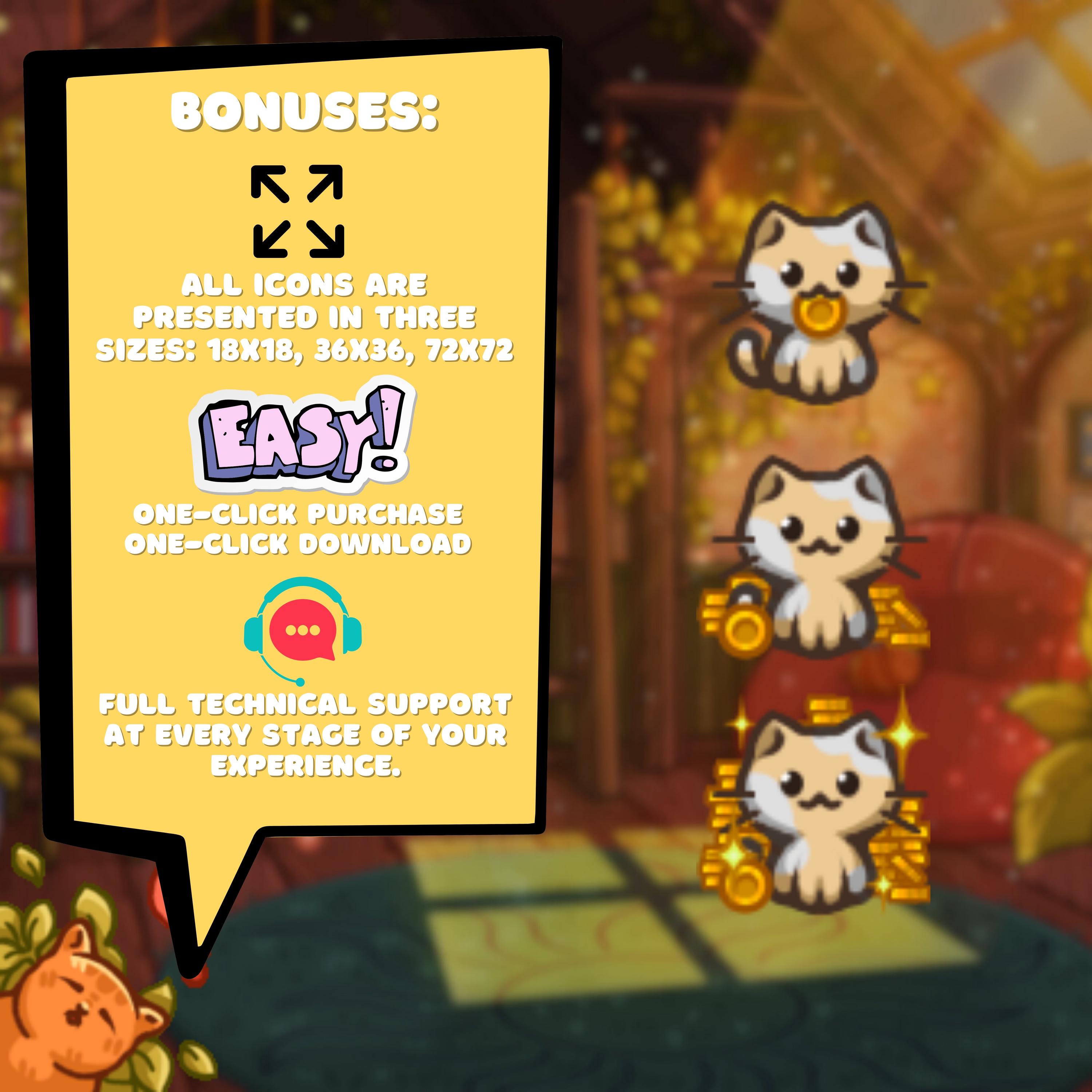 Twitch Badges: Cozy Cats