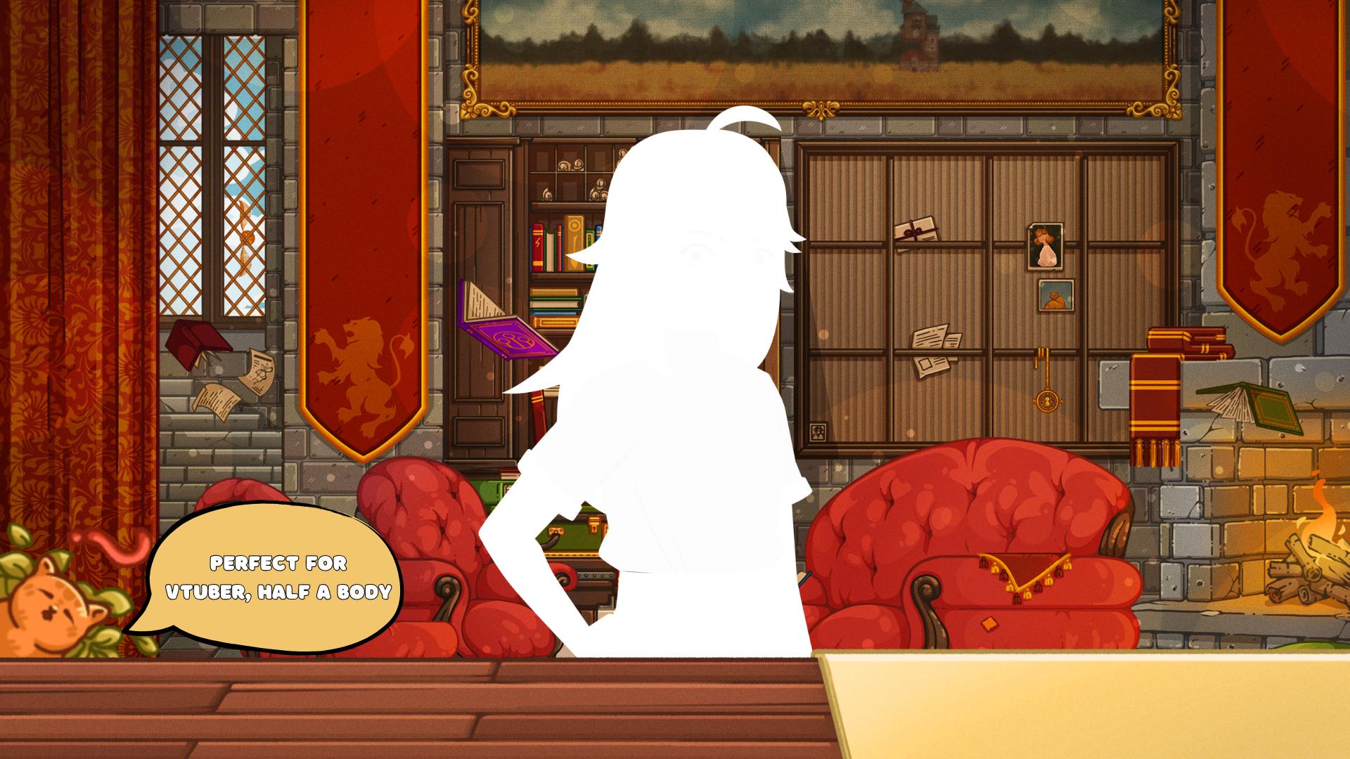 Animated background - Wizard Room, For VTubers & Streamers