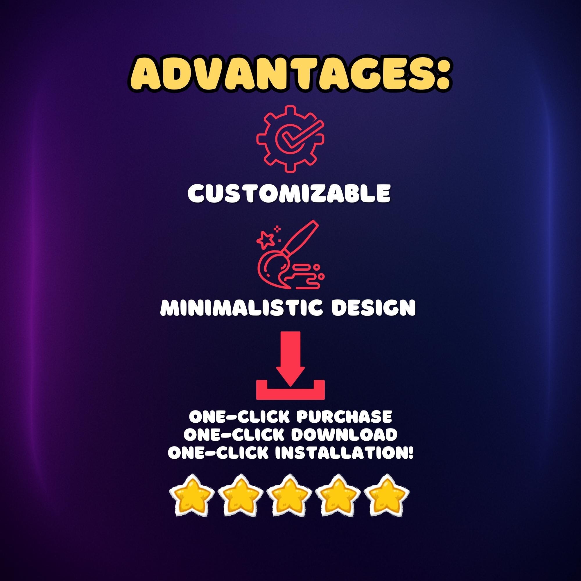 Animated Stream Decoration & Widget: Floating Animated Overlay