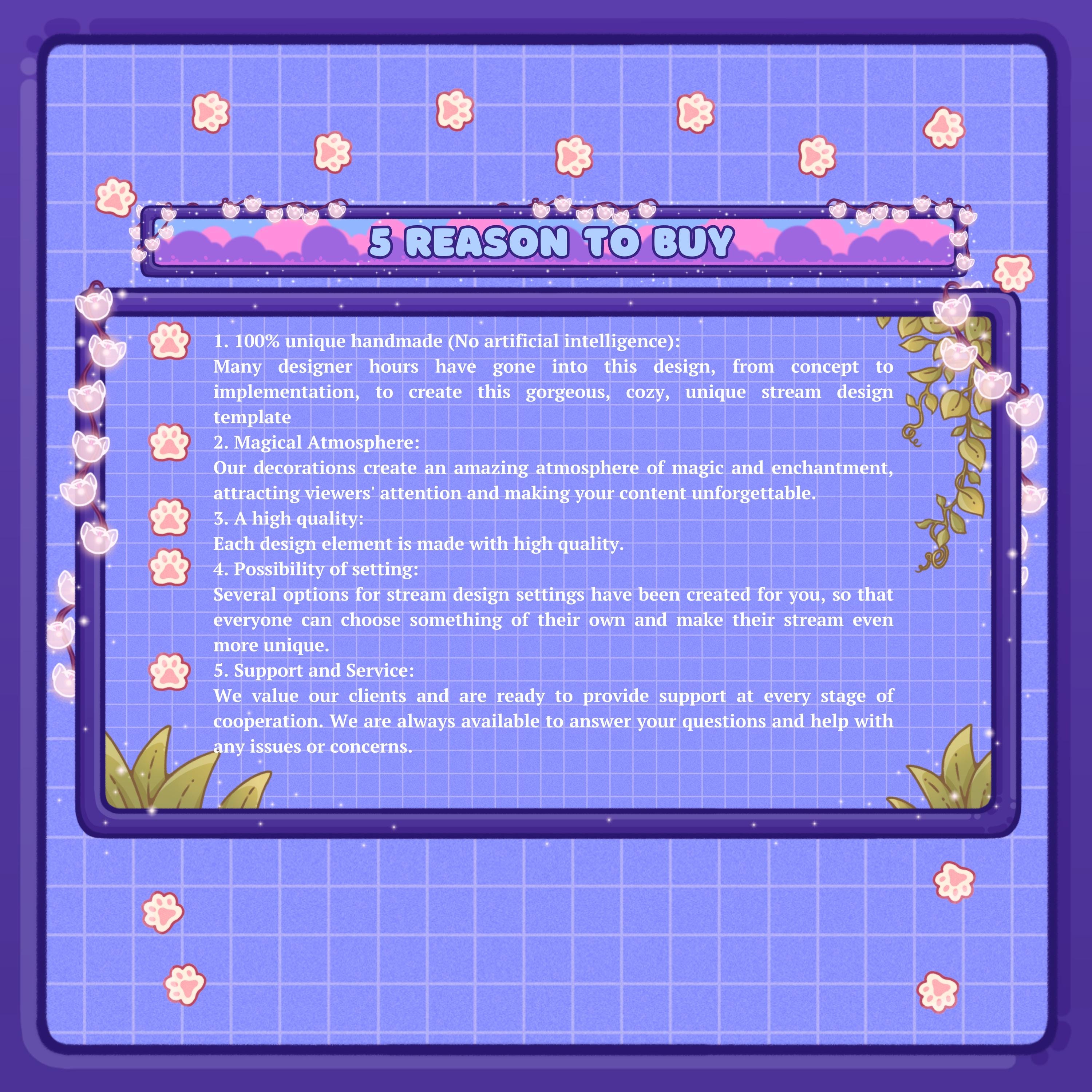 Animated Stream Schedule: Purple Lofi, Customizable Templates