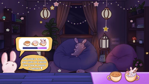 Animated background - Lofi Bunny Room | For VTubers & Streamers