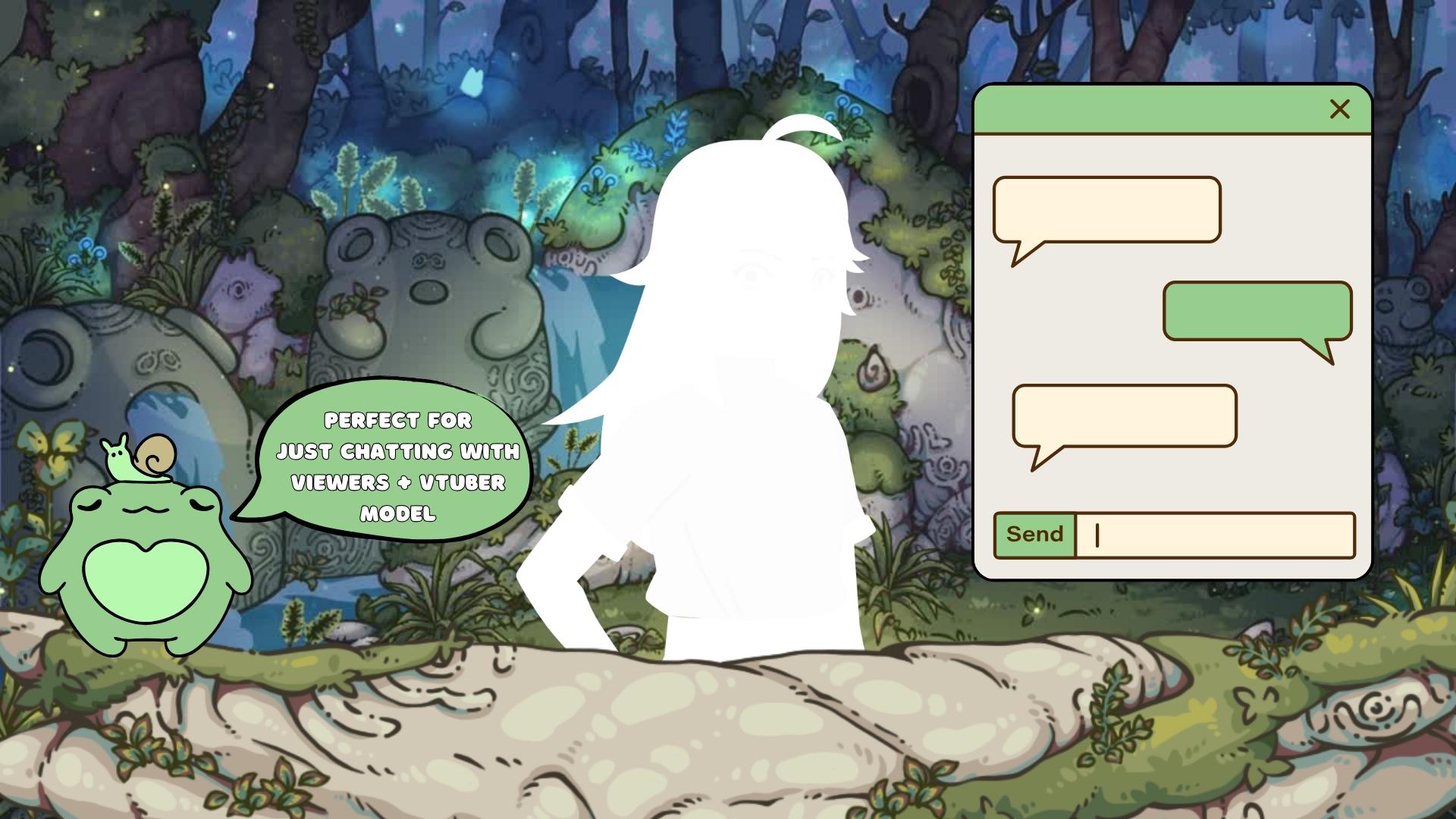 Animated background - Enchanted Forest | For VTubers & Streamers