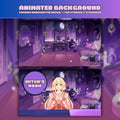 Animated background - Witch's Room | For VTubers & Streamers
