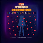 Animated Stream Decoration & Widget: Floating Animated Overlay