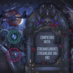 Magic Spells Stream Alerts – Dark Gothic Magical Twitch Alerts Pack