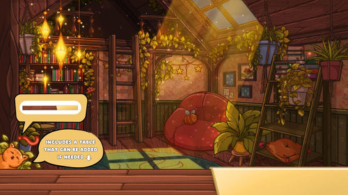 Animated background - Cozy Room | For VTubers & Streamers