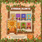 Animated Stream Overlay Pro Package: Cozy Cats