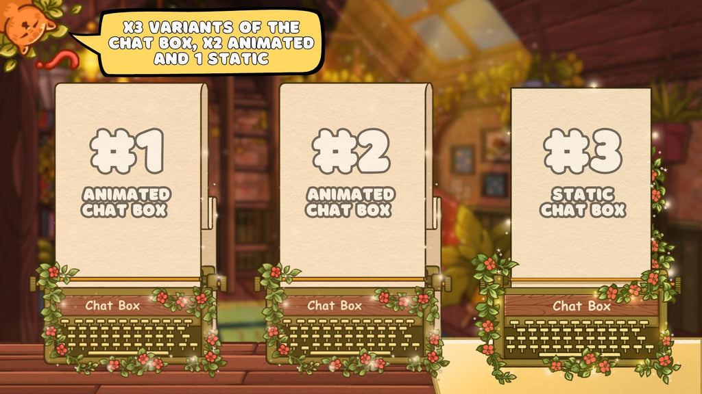 Twitch Chat Widget – Cute Typewriter