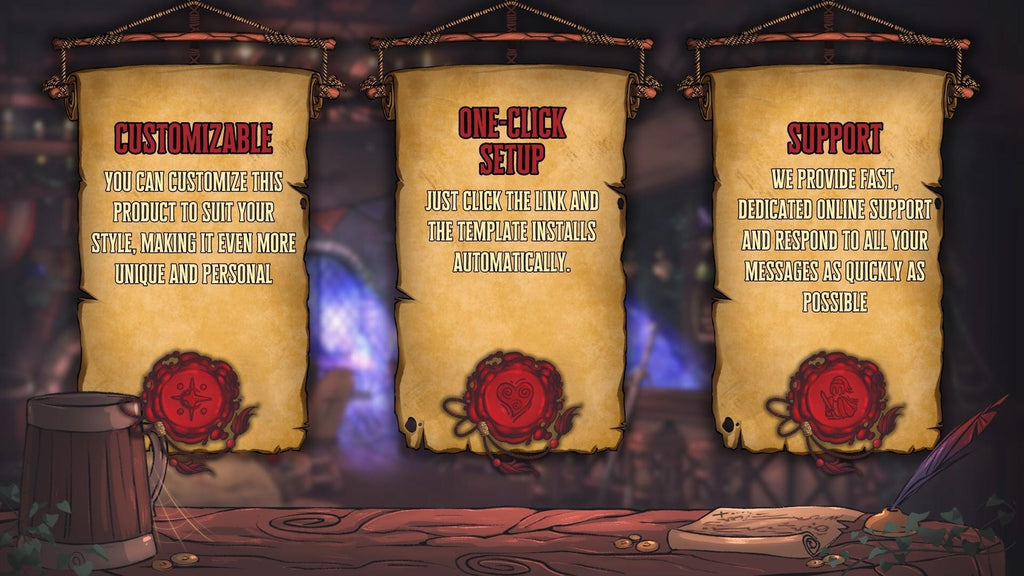 Medieval Fantasy Tavern Discord Server Template – Cute Gaming & Roleplay Setup