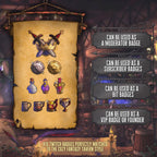 Twitch Badges Set | Fantasy Tavern Stream Icons + Channel Point | Cozy Medieval RPG Style for Streamers