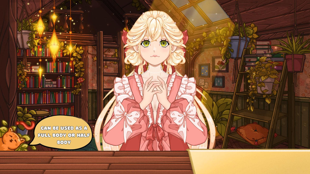 Live2d model: Cute girl - Vtuber Model FULLY RIGGED - Ready to use!