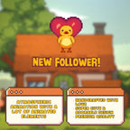 Animated Stream Alerts Pack in Cozy Pixel Farm Theme