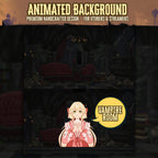 Animated background - Gothic Vampire Room | For VTubers & Streamers