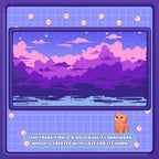 Animated Stream Transition – Cozy Purple Clouds