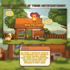 Animated Stream Alerts Pack in Cozy Pixel Farm Theme