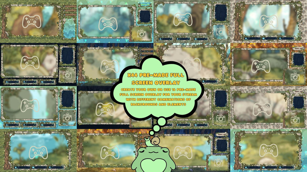 Animated Twitch Overlay Pack - Enchanted Forest