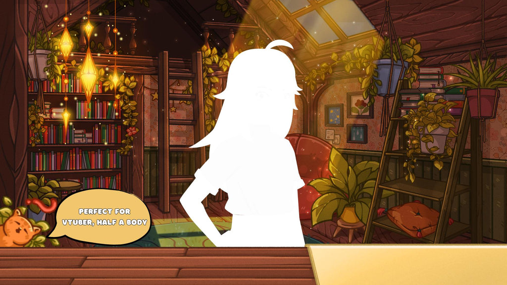 Animated background - Cozy Room | For VTubers & Streamers