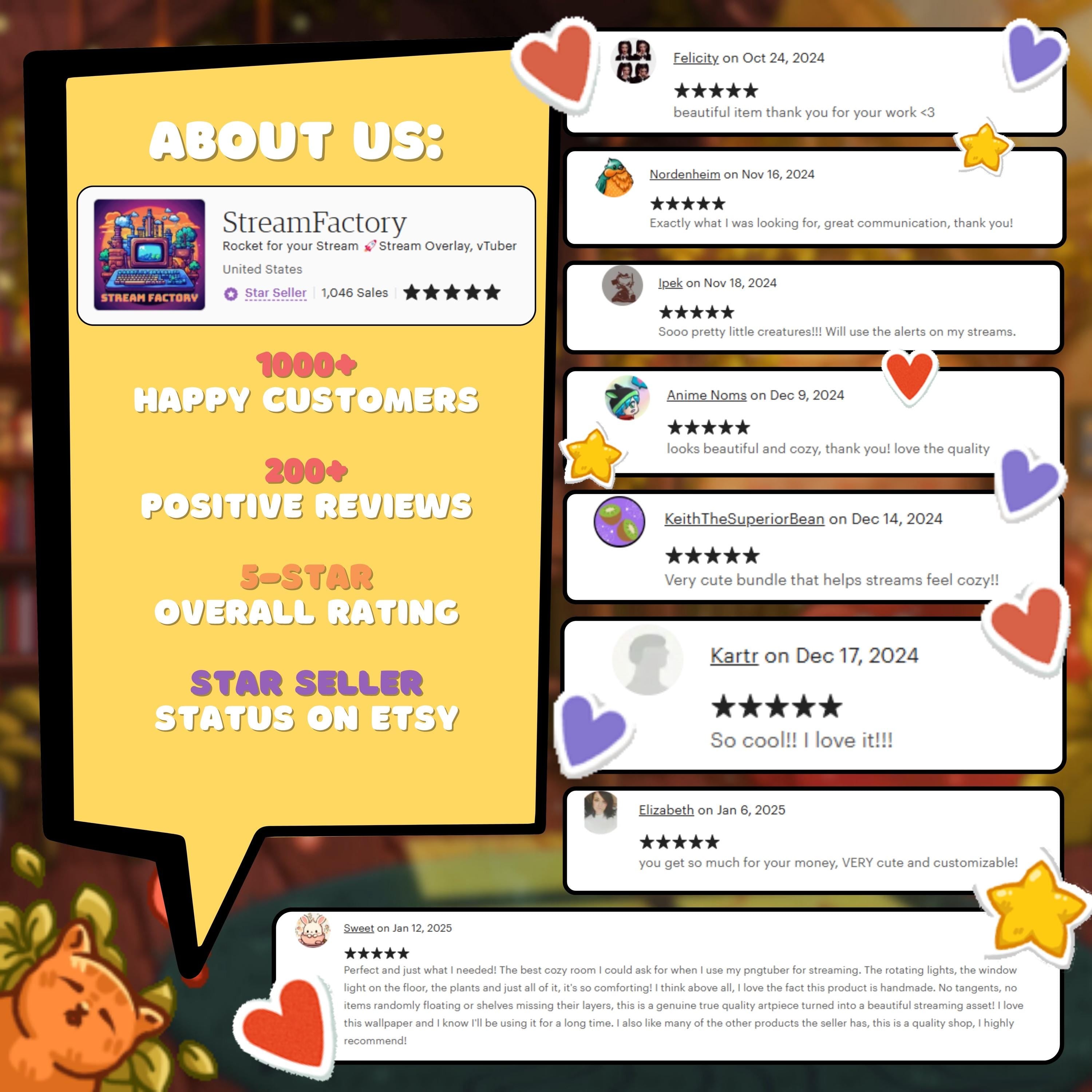 Animated Twitch Alerts Pack - Cozy Cats Tarot Cards