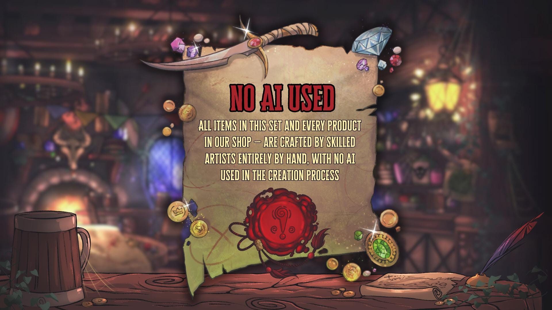 Animated Stream Transition – Fantasy Medieval Tavern Door