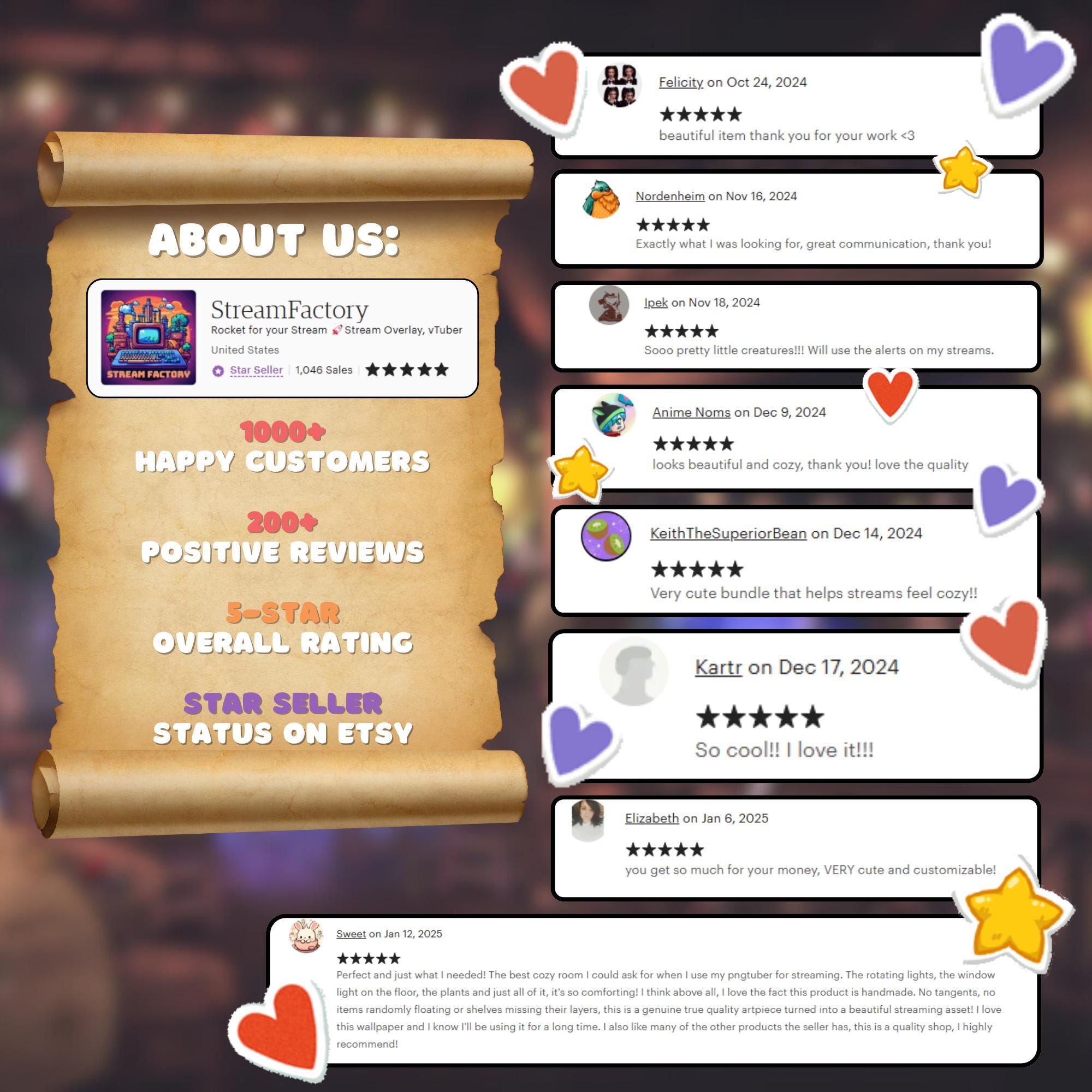 Twitch Panels Pack - Medieval Fantasy Tavern Theme