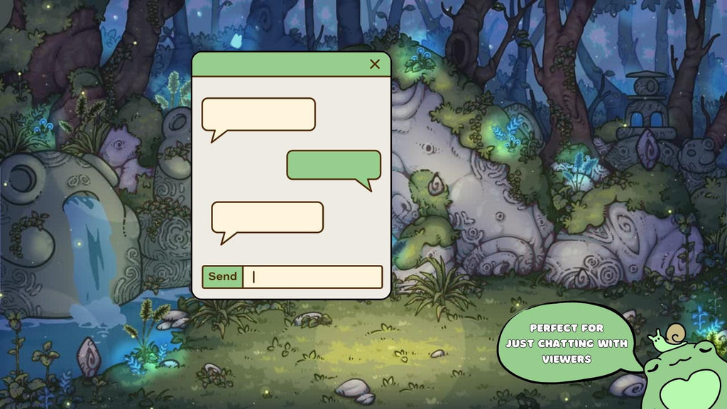 Animated background - Enchanted Forest | For VTubers & Streamers