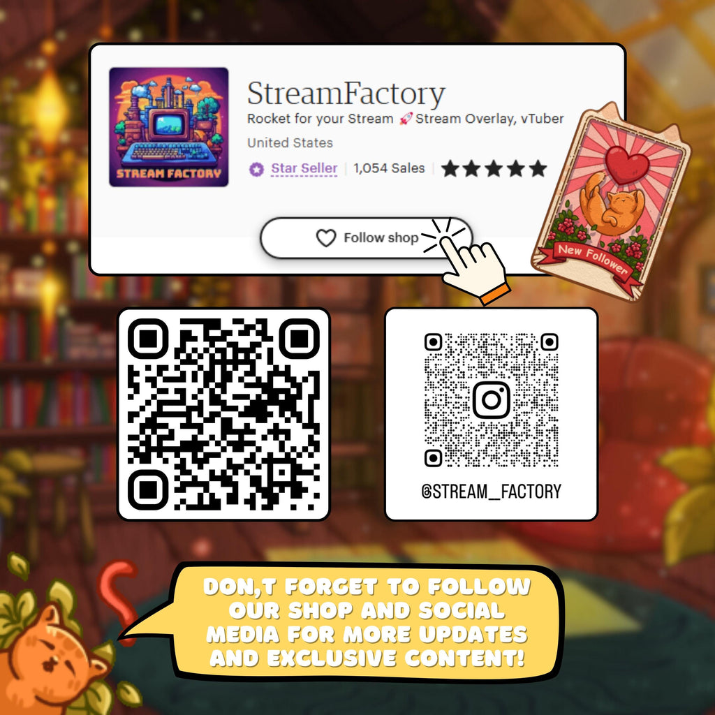 Animated Twitch Goal Widget in Cozy Cats Style