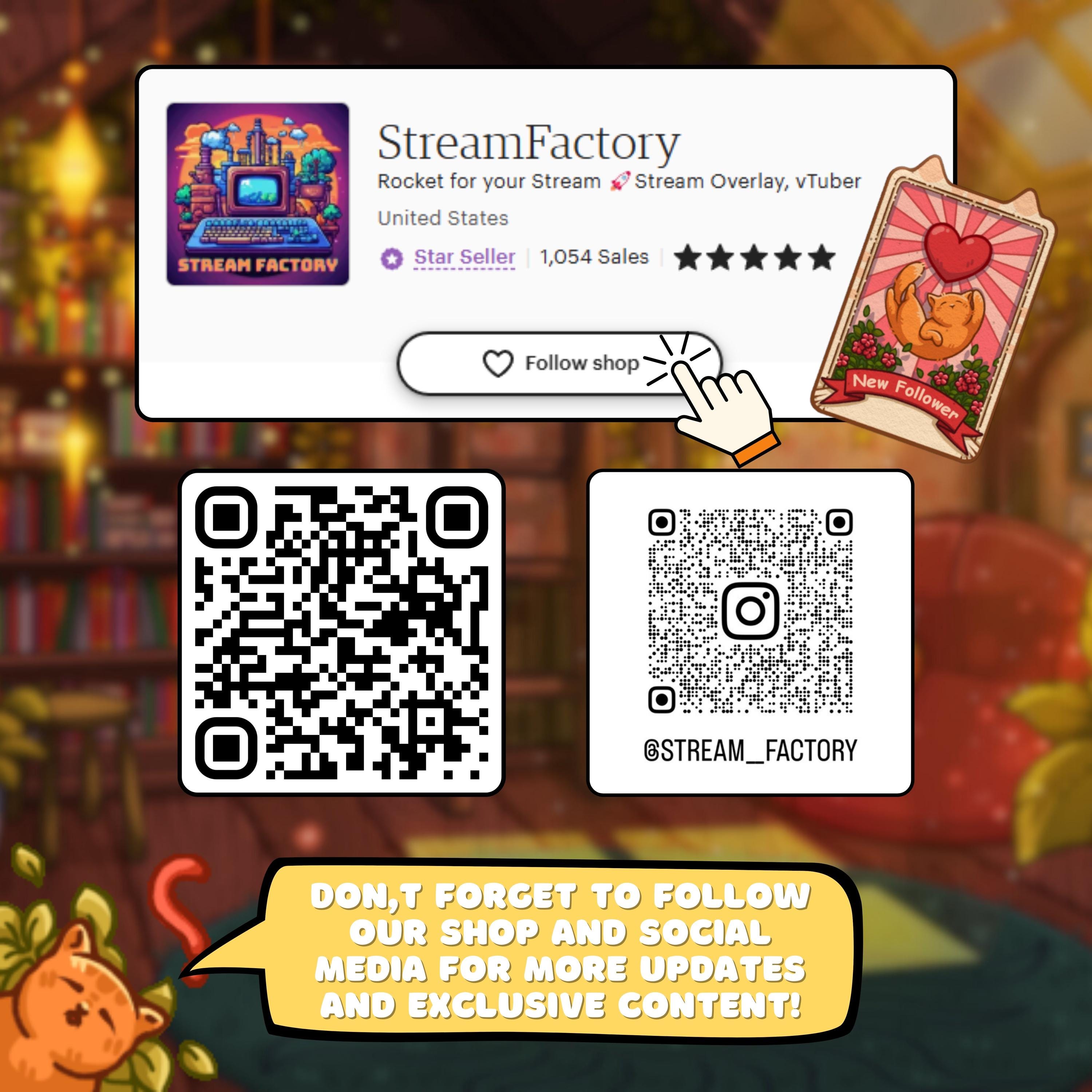 Animated Twitch Goal Widget in Cozy Cats Style