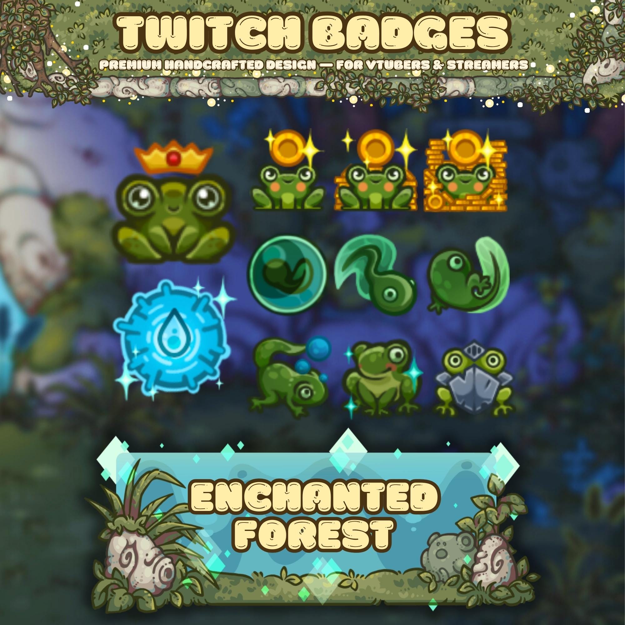 Twitch Badges: Cute Frog