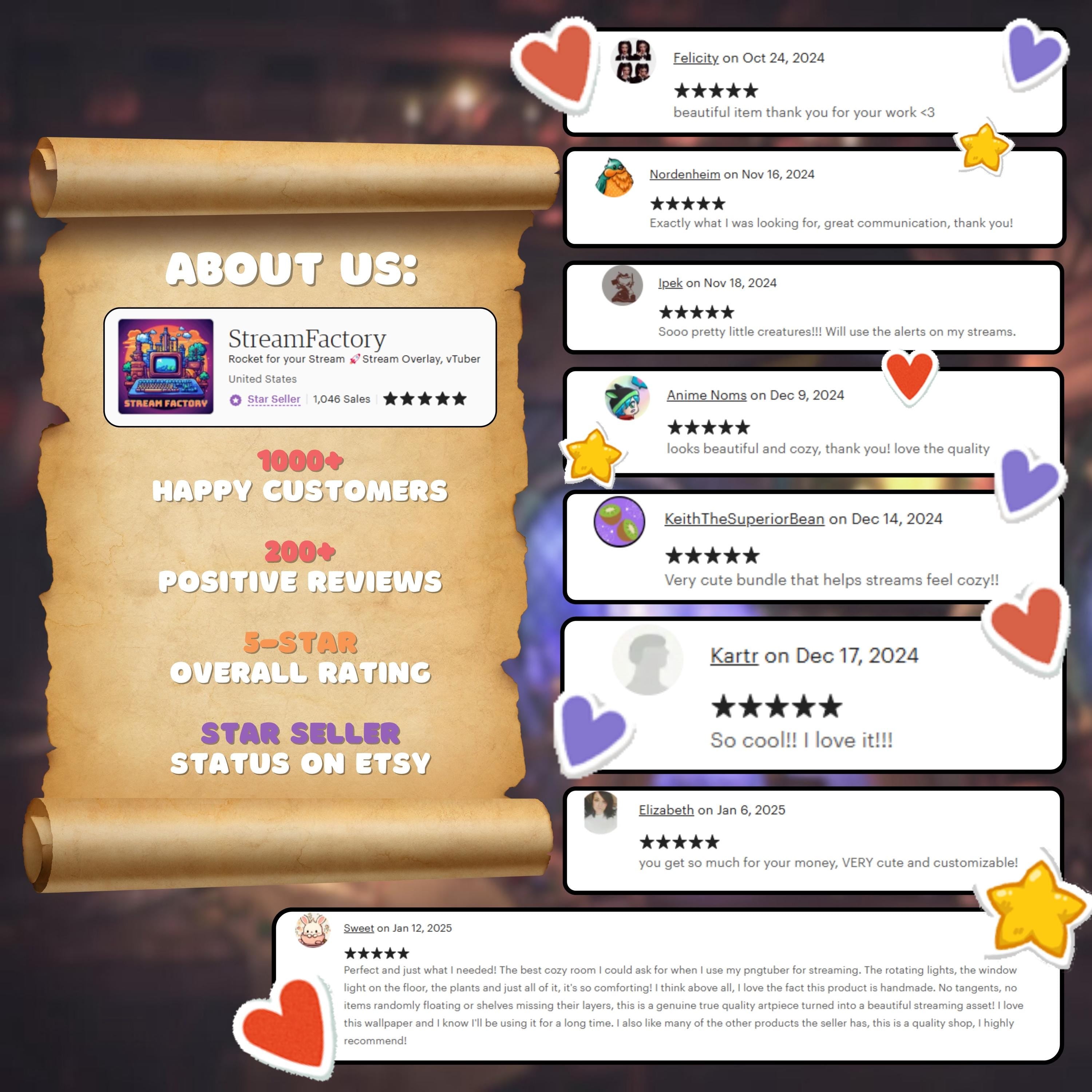 Animated Stream Alerts Pack in Medieval Fantasy Tavern Theme