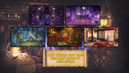 Animated Vtuber Background - Fantasy Medieval Tavern