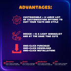 Stream Widget: Customizable Horizontal Twitch Chat