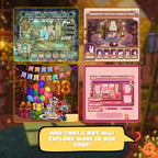 Twitch Reminder Widget: Cozy Stream Theme Pop Up Widget