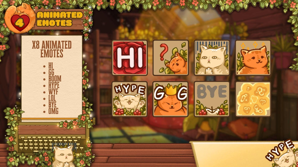 Discord Pack in Cozy Cats Theme: Animated Emotes, Banners, Dividers