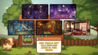 Animated background - Cozy Pixel Farm, For VTubers & Streamers
