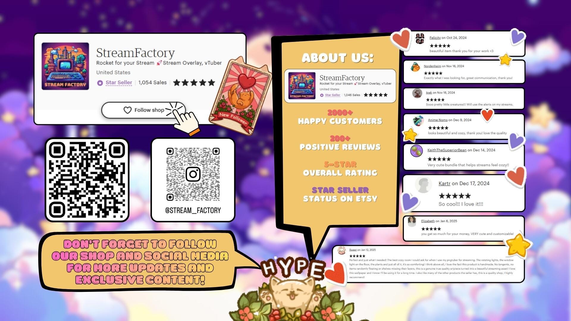 Animated background - Cozy Galaxy Room | For VTubers & Streamers